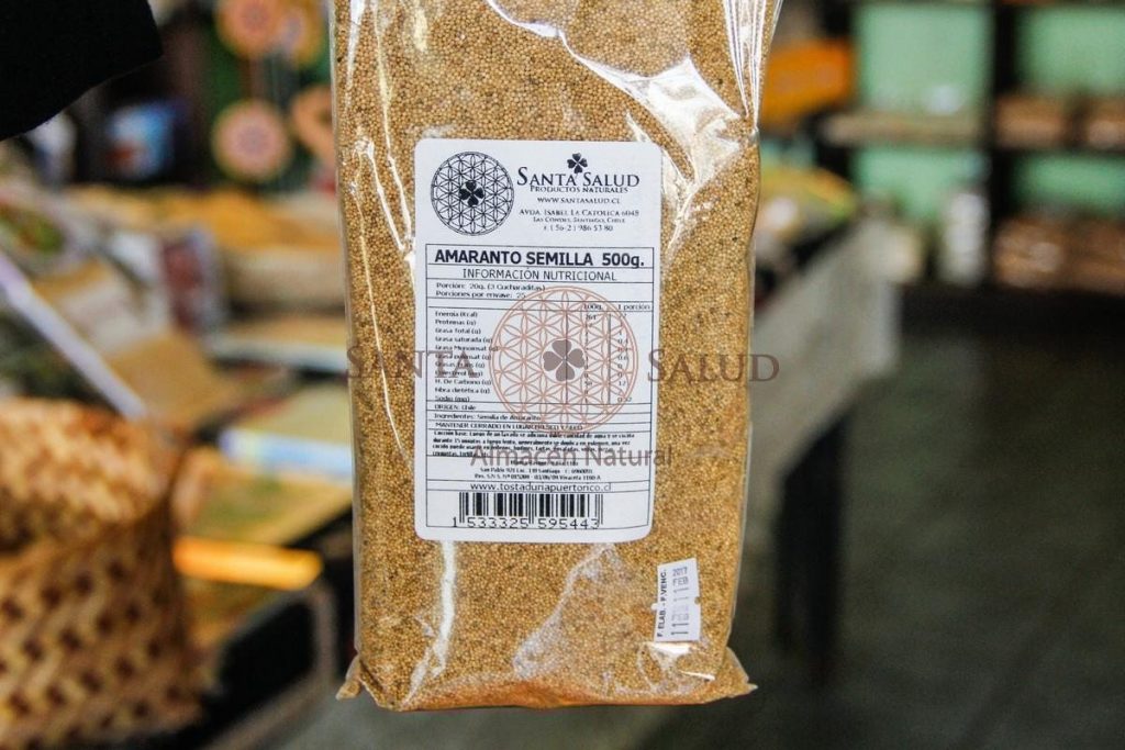 Amaranto semilla 500 g. - Santasalud.cl