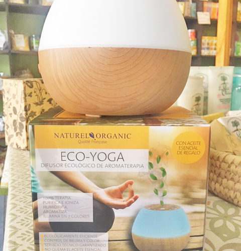 Difusor de aromaterapia Eco-Yoga 1 un + Aceite esencial de regalo